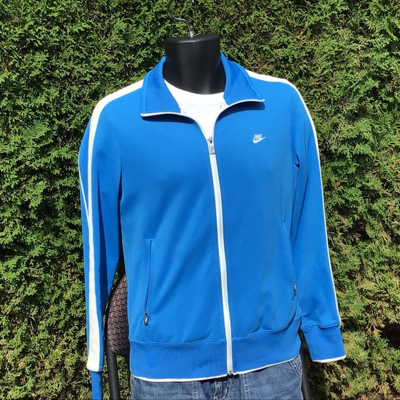 Nike Large Blue Retro ZipUp Jacket Great Condition - Picture 4 of 4